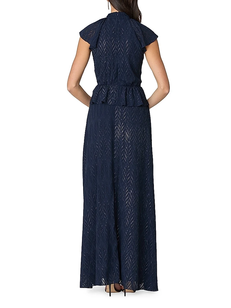 Astreri Ruffle Cap Sleeve Dress