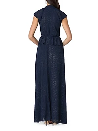 Astreri Ruffle Cap Sleeve Dress