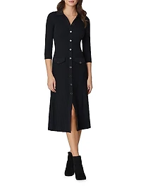 Nyla Knit Shirtdress