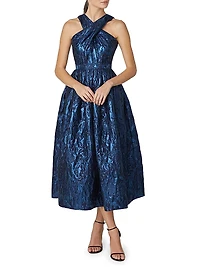 Ivanna Jacquard Cocktail Dress