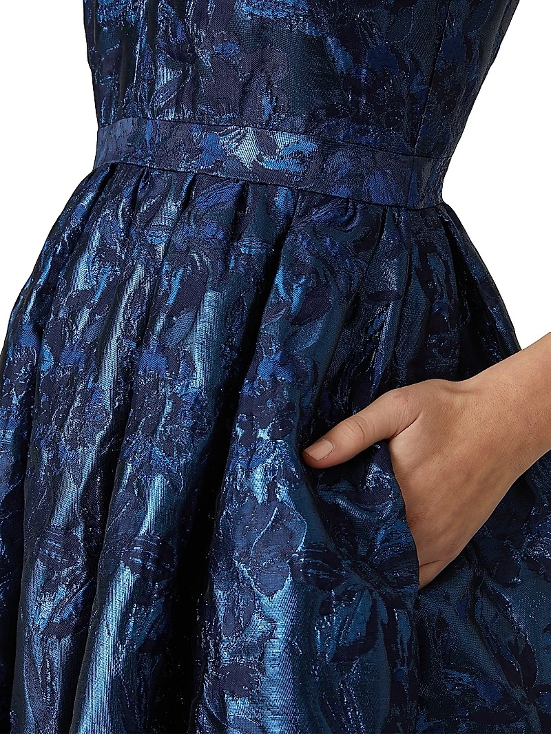 Ivanna Jacquard Cocktail Dress