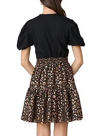 Cecilia Cheetah Print Minidress