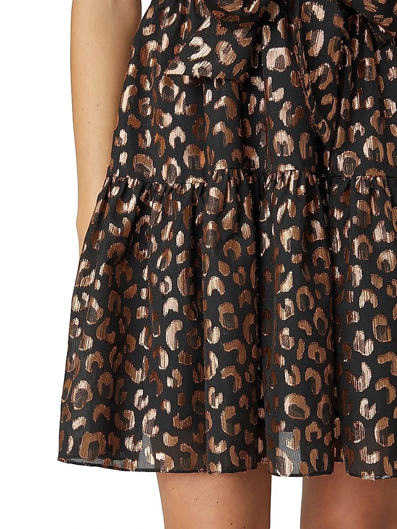 Cecilia Cheetah Print Minidress