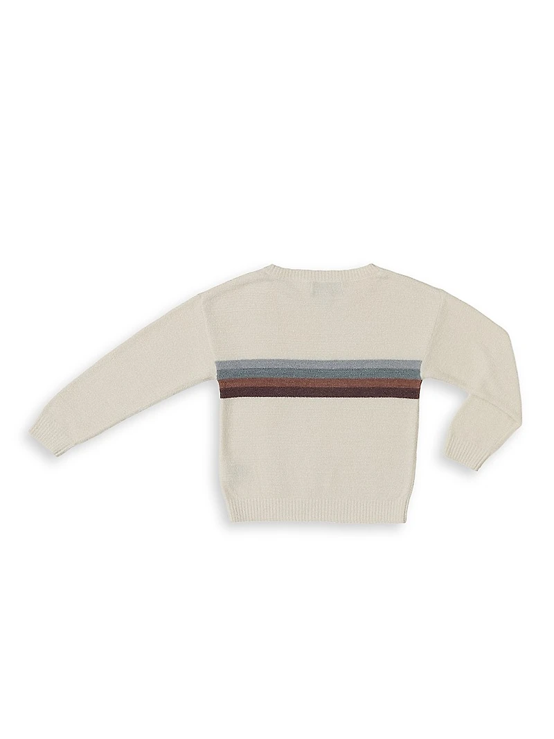 Little Kid's Cozychic Ultra Lite® Striped Pullover