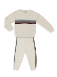 Little Kid's Cozychic Ultra Lite® Striped Pullover