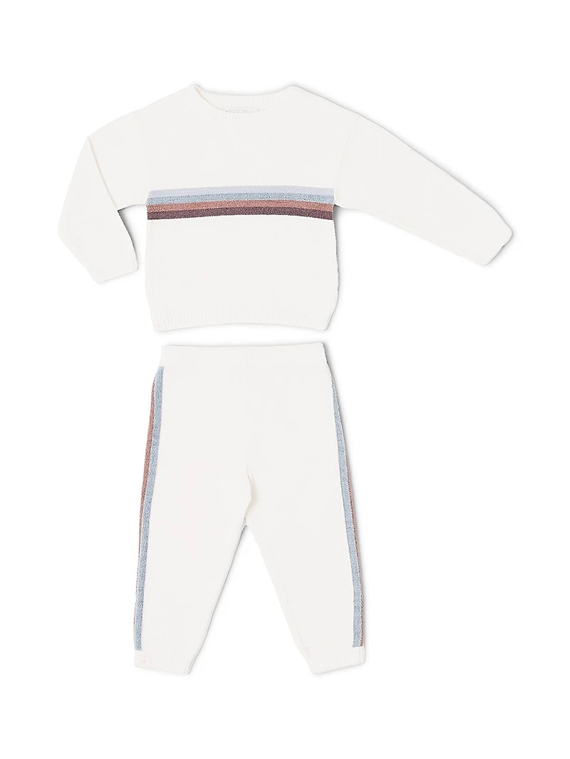 Baby's Cozychic Ultra Lite® Striped Sweater & Joggers Set