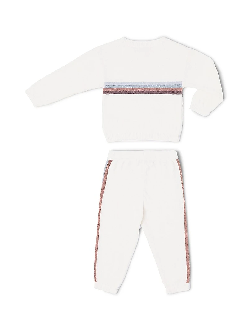 Baby's Cozychic Ultra Lite® Striped Sweater & Joggers Set