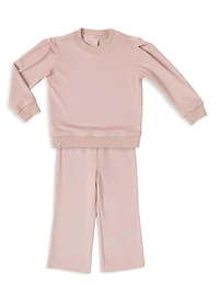 Little Girl's Luxechic® Paperbag Pants