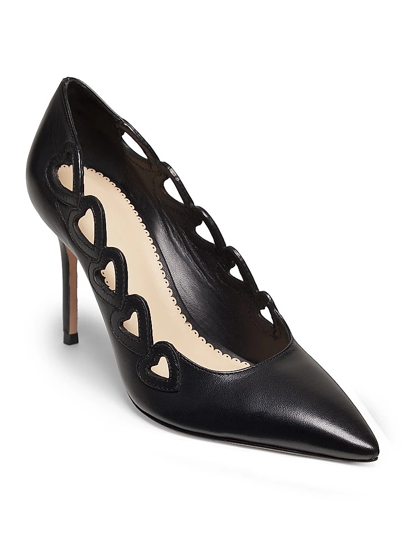 Margot 85MM Leather Pumps