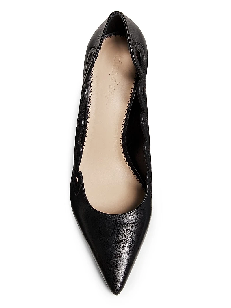 Margot 85MM Leather Pumps