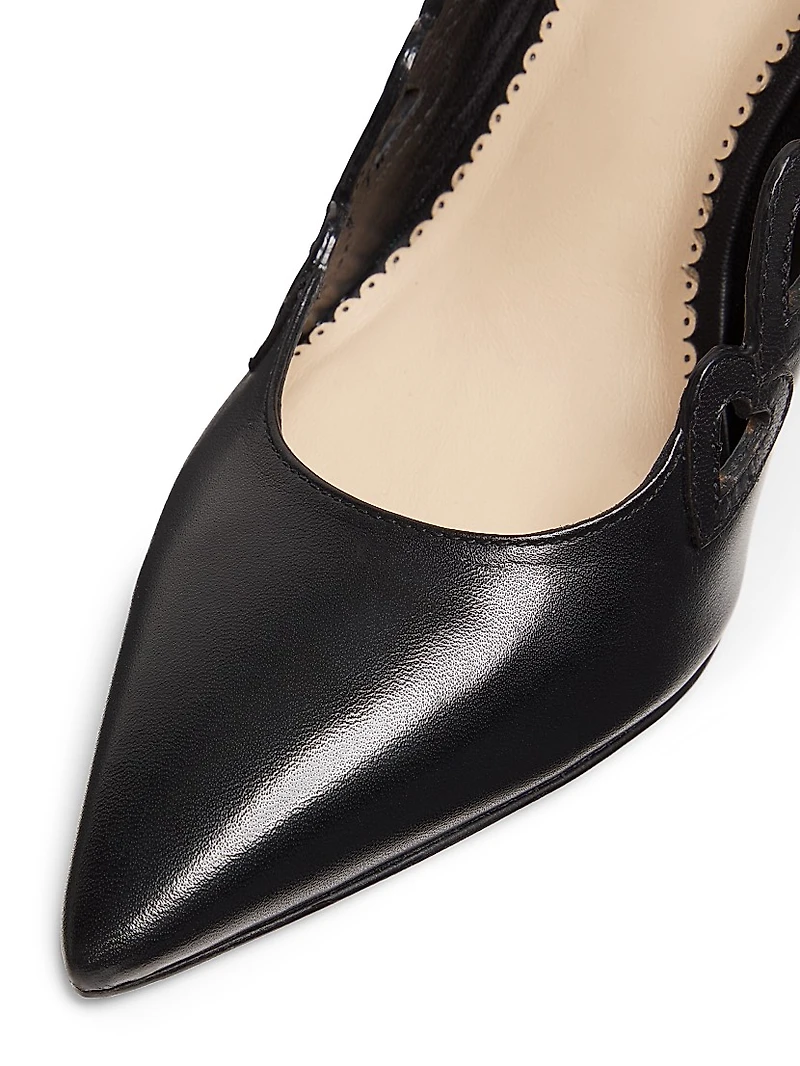 Margot 85MM Leather Pumps