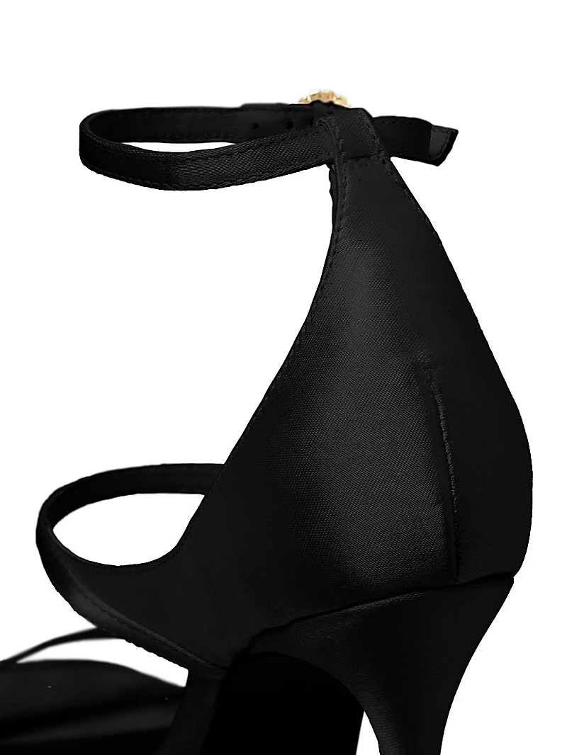 Celeste 100MM Satin High-Heel Sandals