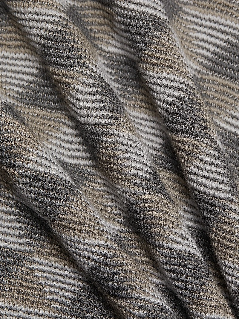 Geo Print Crewneck Sweater