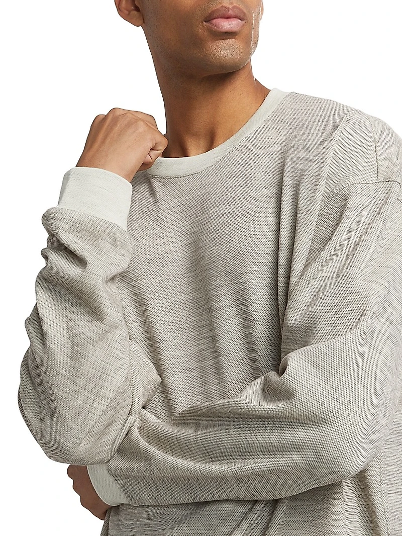 Wool Jersey Crewneck Sweater