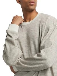 Wool Jersey Crewneck Sweater