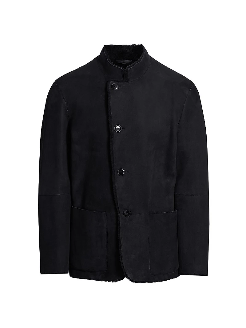 Suede Shearling Jacket