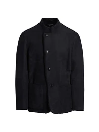 Suede Shearling Jacket