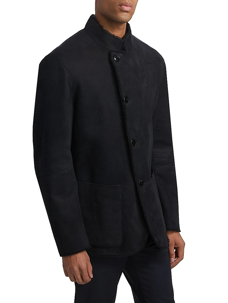 Suede Shearling Jacket