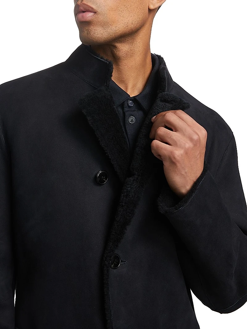 Suede Shearling Jacket