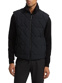 Quilted Nylon Puffer Vest