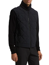 Quilted Nylon Puffer Vest