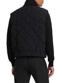 Quilted Nylon Puffer Vest