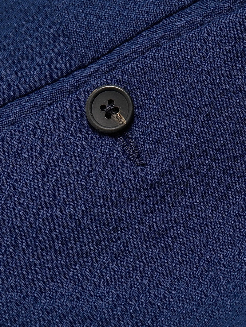 COLLECTION Stretch-Cotton Seersucker Shorts