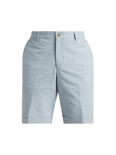 COLLECTION Cotton Seersucker Shorts