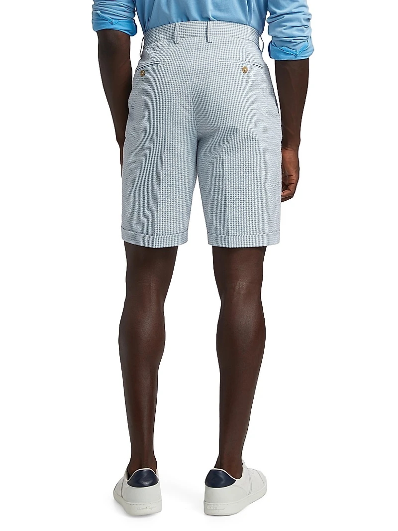 COLLECTION Cotton Seersucker Shorts