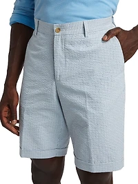 COLLECTION Cotton Seersucker Shorts