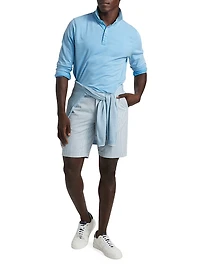 COLLECTION Cotton Seersucker Shorts