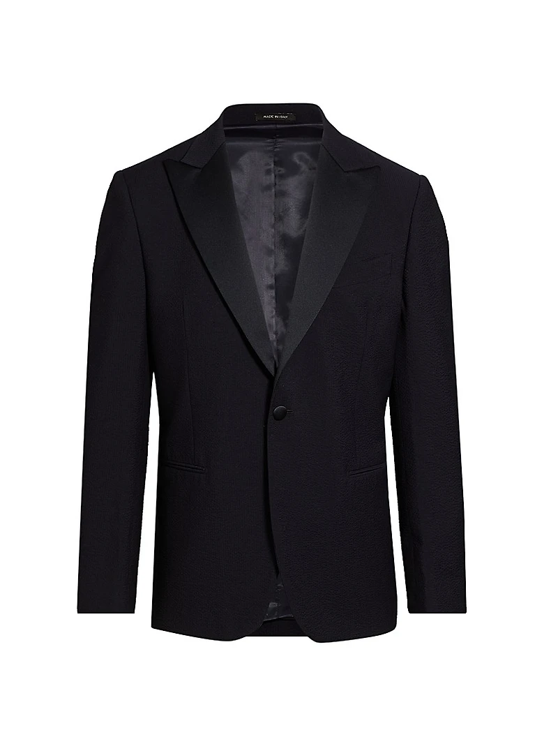 COLLECTION Formal Seersucker Cotton Jacket