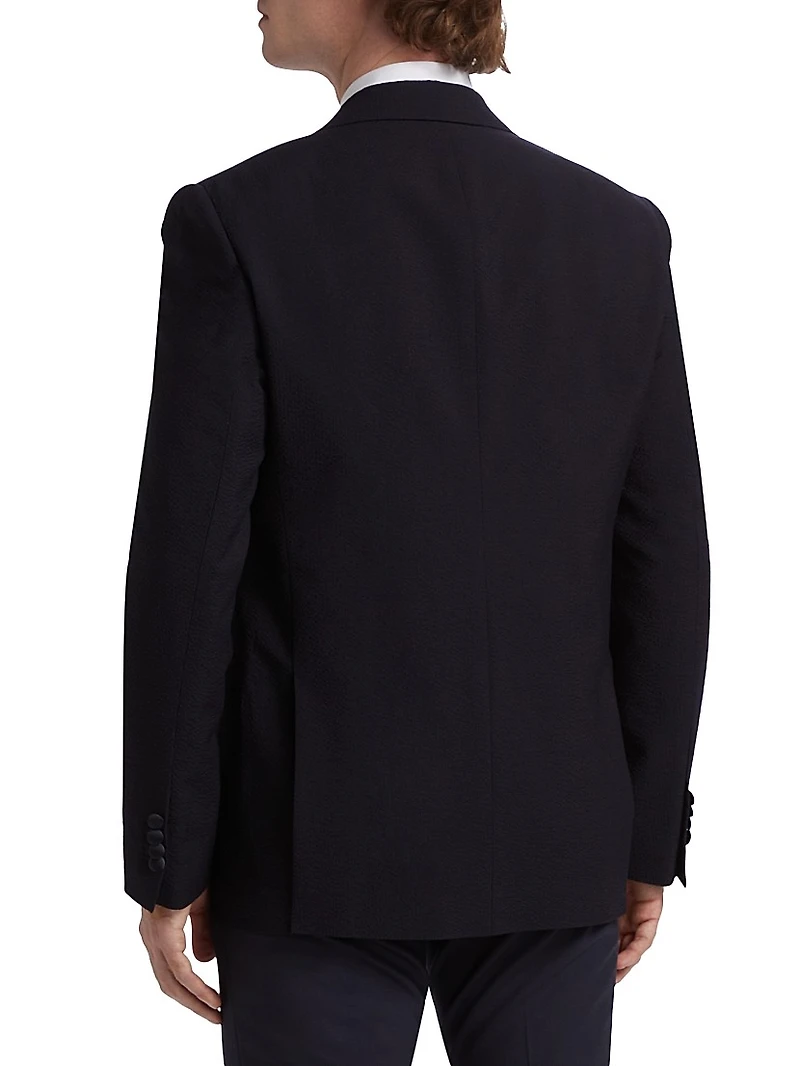 COLLECTION Formal Seersucker Cotton Jacket