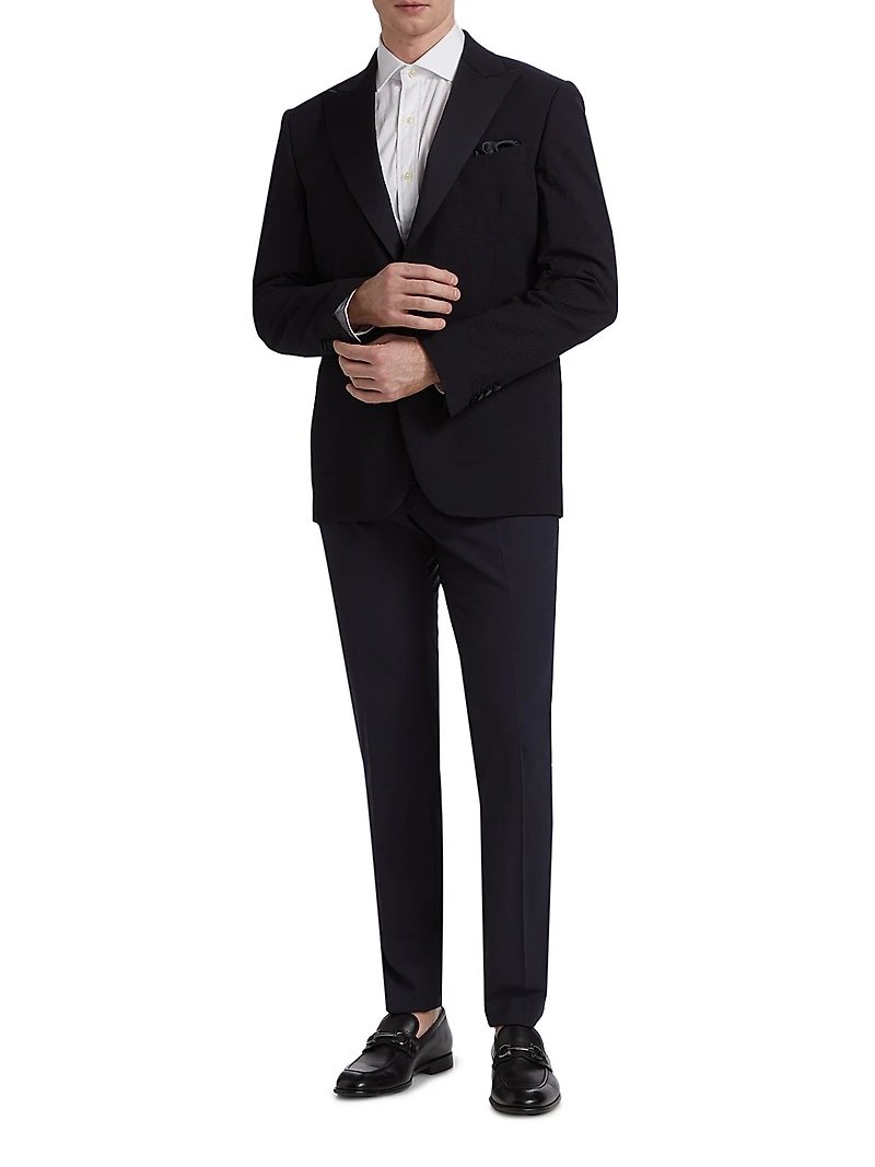 COLLECTION Formal Seersucker Cotton Jacket