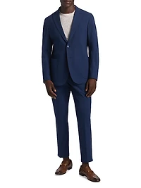 COLLECTION Stretch-Cotton Seersucker Blazer