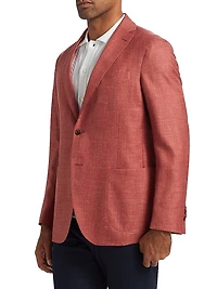 COLLECTION Mélange Wool, Silk & Linen Blazer