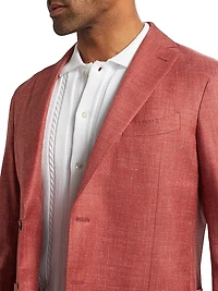 COLLECTION Mélange Wool, Silk & Linen Blazer