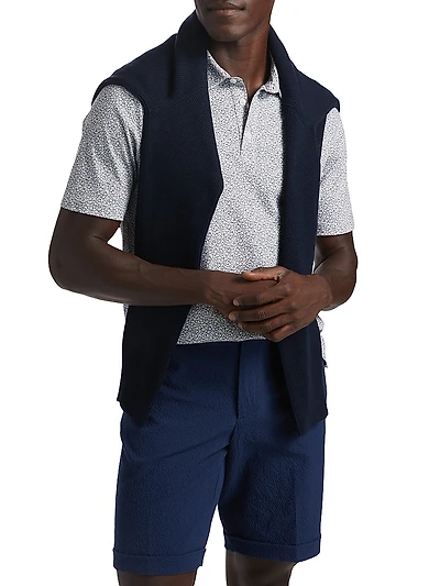 COLLECTION Graphic Cotton Polo Shirt