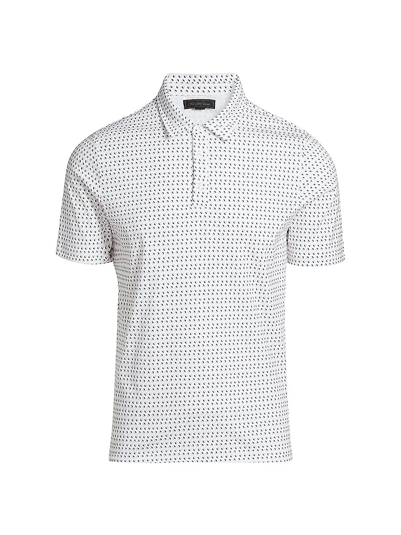 COLLECTION Graphic Cotton Polo Shirt