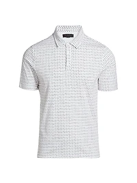 COLLECTION Graphic Cotton Polo Shirt