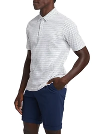 COLLECTION Graphic Cotton Polo Shirt