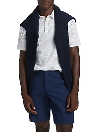 COLLECTION Graphic Cotton Polo Shirt