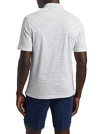 COLLECTION Graphic Cotton Polo Shirt