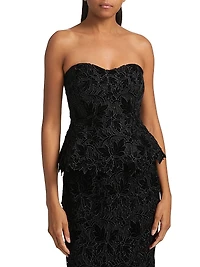 Martin Lace Bustier Top