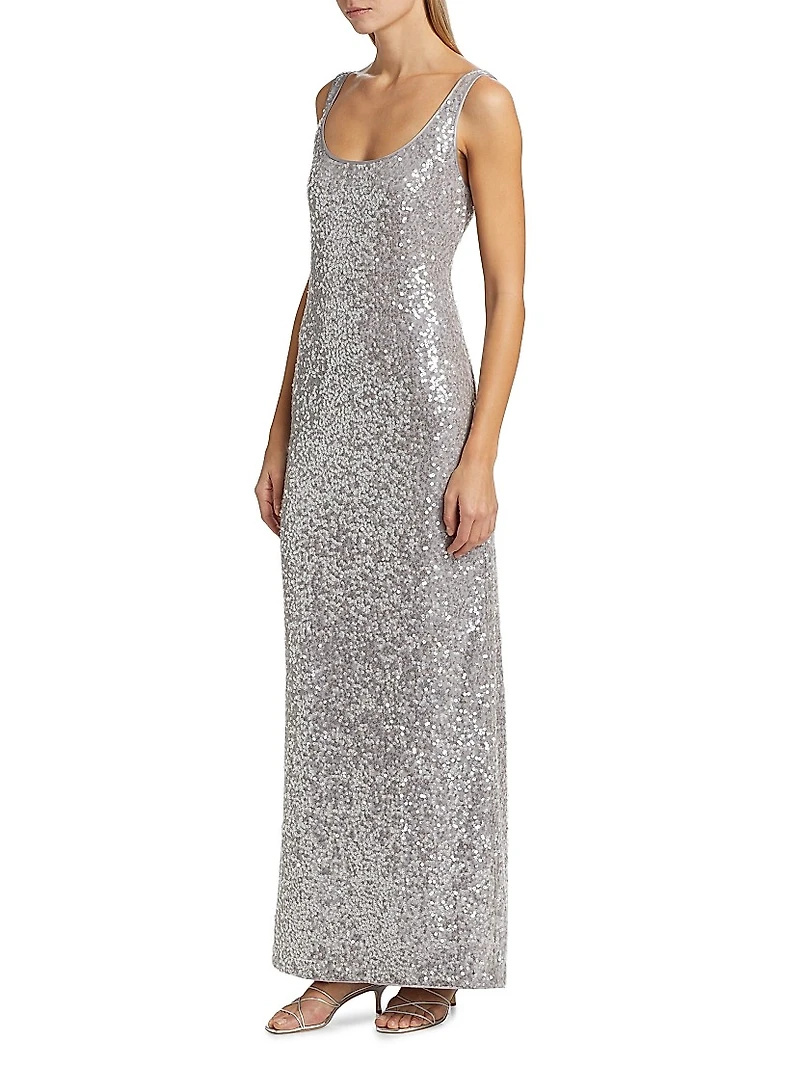 Ishani Sequined Maxi Dress
