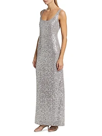 Ishani Sequined Maxi Dress