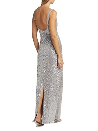 Ishani Sequined Maxi Dress