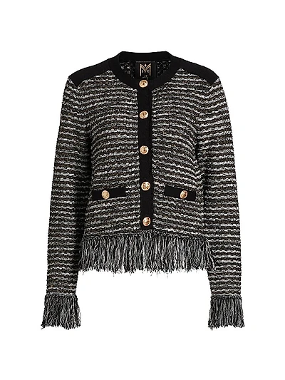 Fringe Tweed Jacket