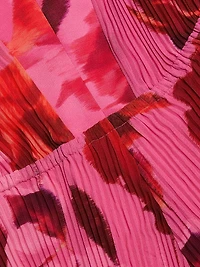 Liv Blurred Blossom Pleated Minidress