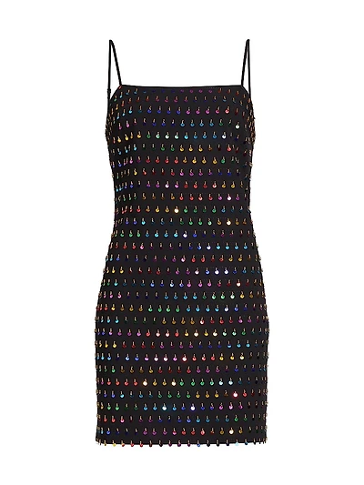 Colette Embellished Sleeveless Minidress